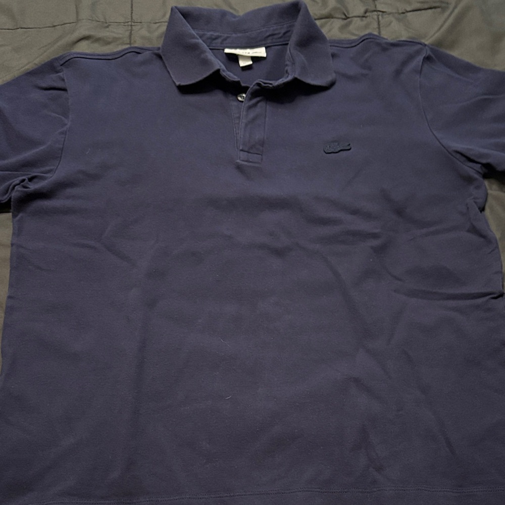 Lacoste Regular Fit Navy Polo Shirt